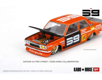 Kaido House Datsun 510 Pro Street SK510, orange/black.