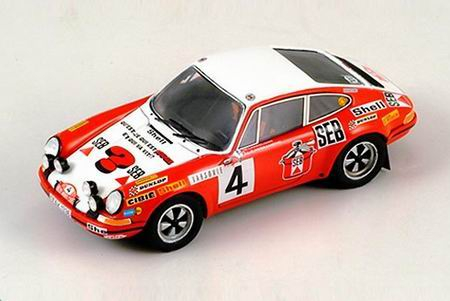 PORSCHE 911 S 4 2nd Monte Carlo Rallye (Larrousse – Perramond) 1972, red