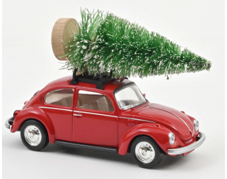 VOLKSWAGEN Beetle 1303 (Ёлка на крыше) 1973 Red Christmas