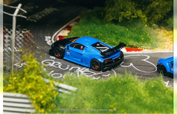 AUDI R8 LMS GT3 EVO II (Tarmac Works 10th Anniversary), blue/black
