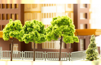 Дерево для архитектурного макета 5-7 см. (светлая крона)