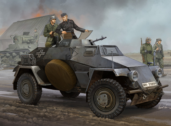 Сборная модель БТР German Sd.Kfz.221 Leichter Panzerspahwagen (3rd Series)