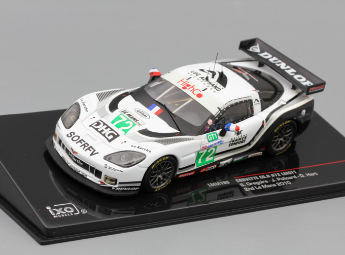 CORVETTE C6.R #72 S.Gregoire - J.Policard - D.Hart 2nd LMGT1 Le Mans (2010), white