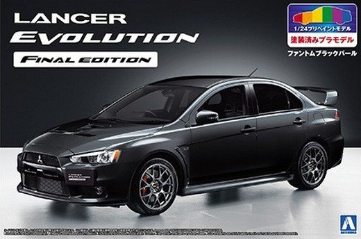 Сборная модель Mitsubishi Lancer Evolution X Final Edition (PhantomBlack Pearl 2 Tone)