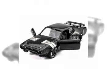 PLYMOUTH Dom's Gtx Coupe (1971) - Fast & Furious 8 2017, Black Silver