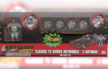 Сборная модель BATMAN Batmobile With Batman Figures (1966), Black