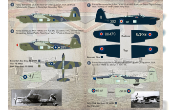 Декаль Fairey Barracuda