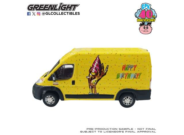 RAM ProMaster 2500, Dead Ted 40th Anniversary *Garbage Pail Kids Series 9* (2019), yellow