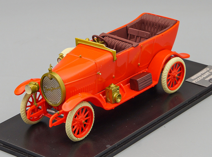 (Уценка!) Руссо-Балт тип Е 15/35 НР Торпедо поднят тент (1914), красный