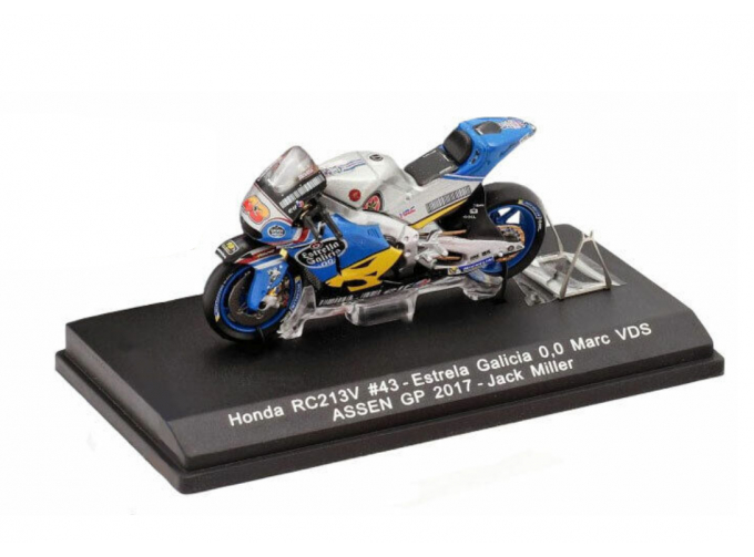 HONDA Rc213v Team Eg Marc Vds N43 Season Motogp (2017) J.Miller, White Blue Yellow