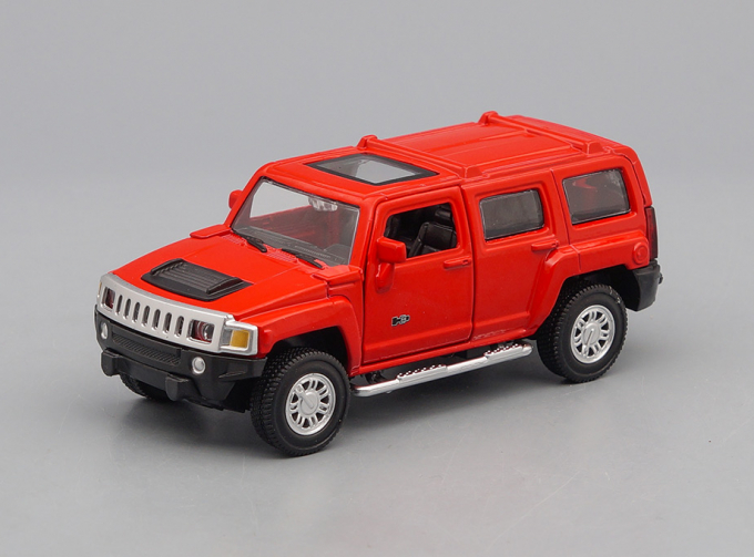 HUMMER H3, red