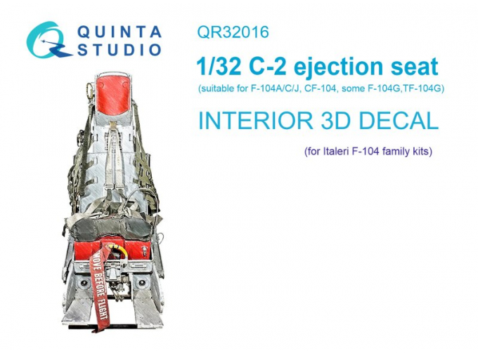 Декаль Кресло C-2 для семейста F-104 (Italeri)