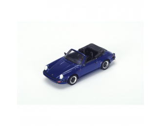 PORSCHE 911 3.2 Cabriolet (1989), blue