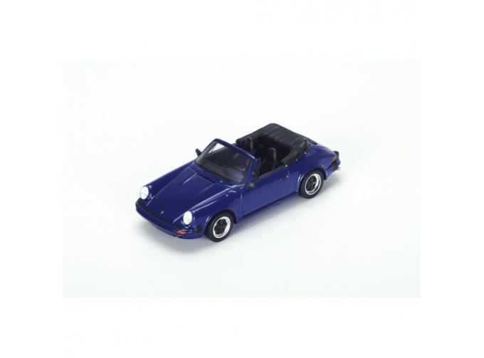 PORSCHE 911 3.2 Cabriolet (1989), blue