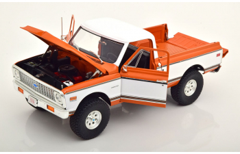 CHEVROLET K-10 4x4 (1972), orange/weiß