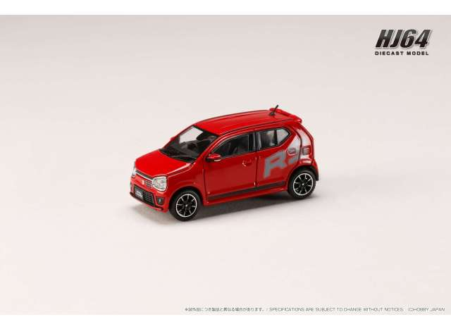 SUZUKI Alto Turbo RS (HA36S) RS Decal Tune, pure red