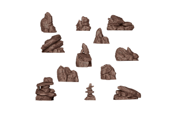 3D-печать BASING BITS Скалы и выступы / Rocks & Tors