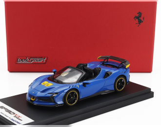 FERRARI Sf90 Xx Stradale Spider Cabriolet (2024), Azzurro Dino - Light Blue Black Yellow