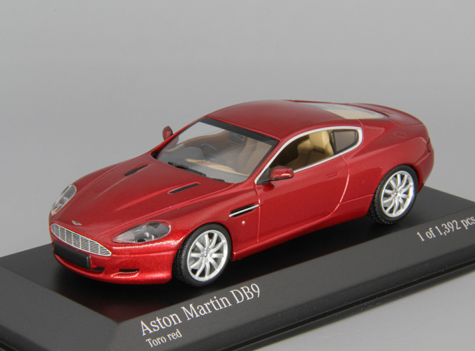 ASTON MARTIN DB9 Coupe 2009, red metallic