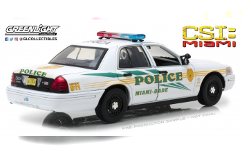 FORD Crown Victoria Police Interceptor "Miami-Dade Police" 2003 (из телесериала "C.S.I. Место преступления Майами")