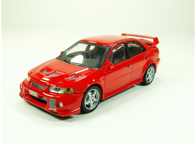 MITSUBISHI Lancer Evolution, 250ND 1:43, красный