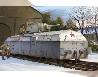 Сборная модель Броневагон Soviet Armoured Train