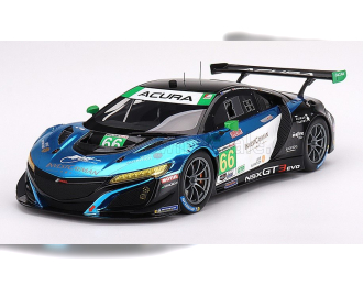 ACURA Nsx Gt3 Evo22 Team Gradient Racing N66 Imsa 24h Daytona (2023) M.Farnbacher - K.Legge - M.Miller - S.Monk, White Green