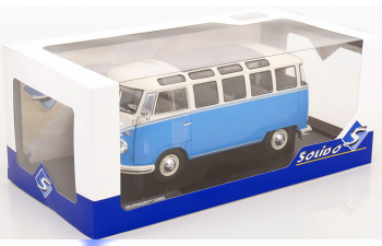 VOLKSWAGEN T1 Samba bus (1962), blue white