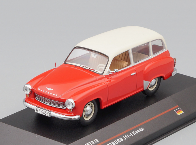 WARTBURG 311-1 KOMBI, red/white