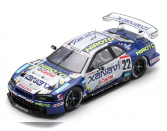 NISSAN Skyline Gt-r (r34) №22 Winner Gt500 Jgtc Season (2001) Michael Krumm - Tetsuya Tanaka, White Blue