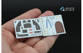 3D Декаль интерьера кабины DH.100 Vampire FB.5 (Infinity Models)