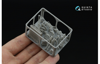 3D Декаль интерьера кабины U.S. Diamond T 968A Cargo truck (open cab)(Mirror Models) (с 3D-печатными