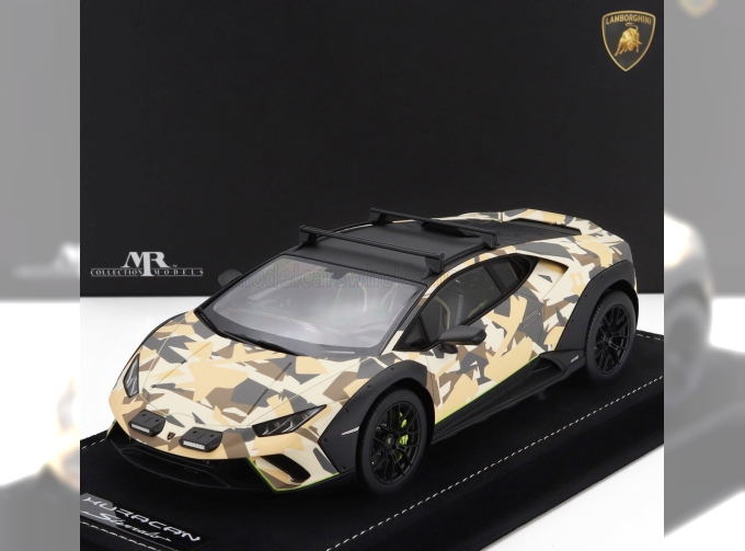 LAMBORGHINI Huracan Sterrato (2022) - Con Vetrina - With Showcase, Sabbia - Sand Camouflage