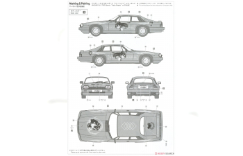 Сборная модель JAGUAR Xj-s Twr Sports With Haku Rinpha Figure