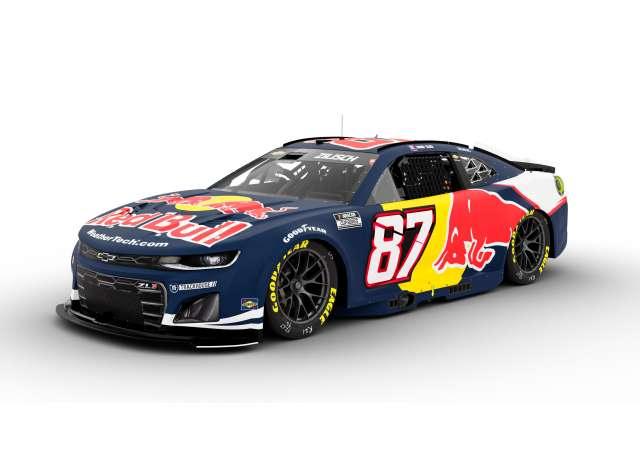 Chevrolet #87 Connor Zilisch *Red Bull*, blue/white/red/yellow 2025