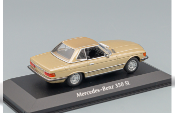 MERCEDES-BENZ 350 SL R107 with Hardtop (1974), golden