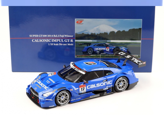 NISSAN GT-R #12 Yasuda/Poliveira Победитель Fuji GT500 (2014), синий