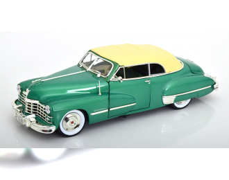 CADILLAC Series 62 Cabriolet Closed (1947), Green Met Beige