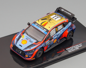 HYUNDAI I20 Coupe Wrc Mobis N11 Rally Safari (2022) T.Neuville - M.Wydaeghe, 2 Tone Blue Red