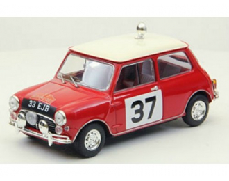 MORRIS Mini Cooper 37 Winner Monte Carlo Rally 1964, красный