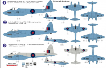 Сборная модель Самолет DH-103 Hornet PR.2