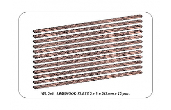 Рейки 2x4x2 mm 12шт.