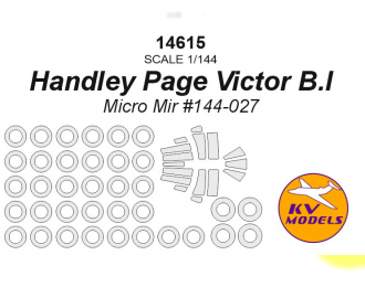 Окрасочная маска для Handley Page Victor B.I - + маски на колёса