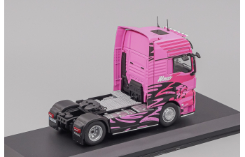 MAN Tgx Tractor Truck 2-assi (2014) - Woman, pink / black