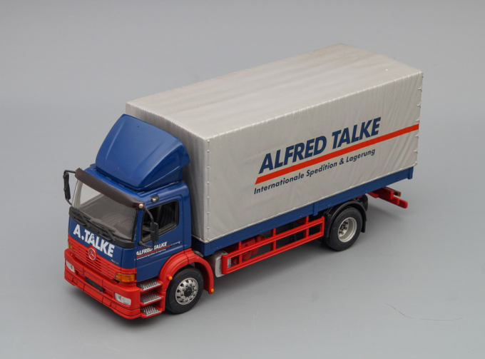 MERCEDES-BENZ Atego SKN-R Spedition Talke, blue / silver / red