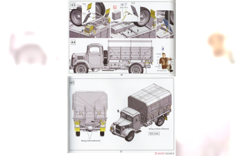 Сборная модель WWII British Army Closed Cab 30-cwt 4x2 GS Truck