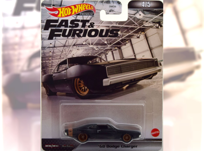 DODGE Charger Fast Furious (1968), flat black