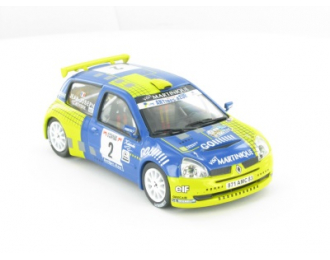 RENAULT Clio Super 1600, серия Champions Francais de Rallye 33, желто-синий