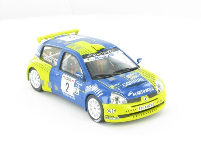 RENAULT Clio Super 1600, серия Champions Francais de Rallye 33, желто-синий