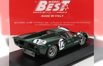 LOLA T70 Mkiii Aston Martin 5.0l V8 Team Lola Racing N 12 24h Le Mans 1967 K.irwin - P.de Klerk, Green